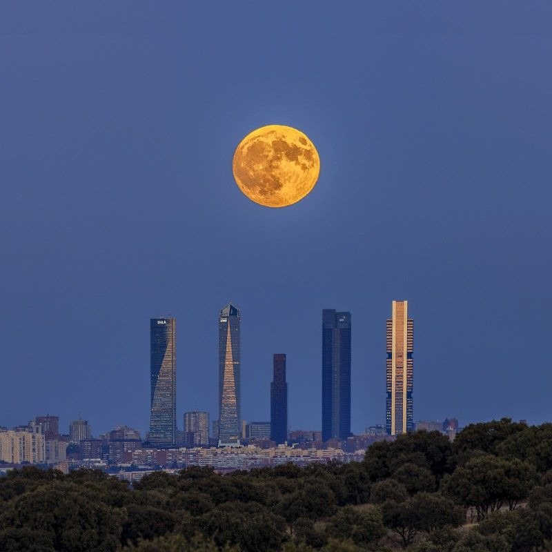 Skyline financiero de Madrid